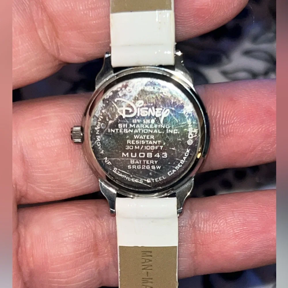 Disney Silver and White Watch
